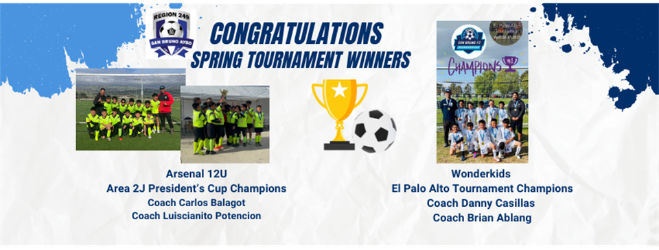 Spring Tournament Winners!
